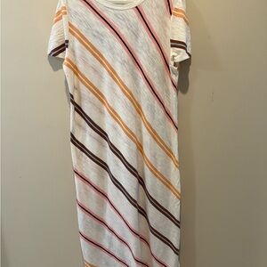 Lou & Grey Diagonal Stripe Dress